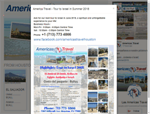 Tablet Screenshot of lasamericas-travel.com